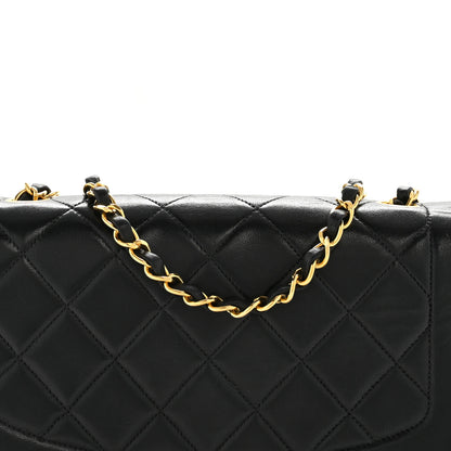 Chanel Lambskin Quilted Medium Single Flap Black 9 of 14