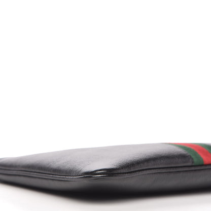 Gucci Calfskin Web Rajah Clutch Black 6 of 10
