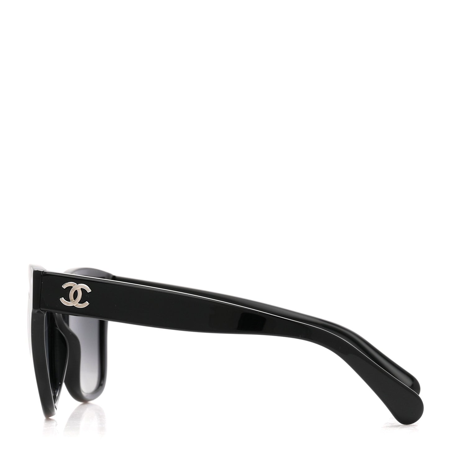Acetate Polarized Square CC Sunglasses 5380 Black