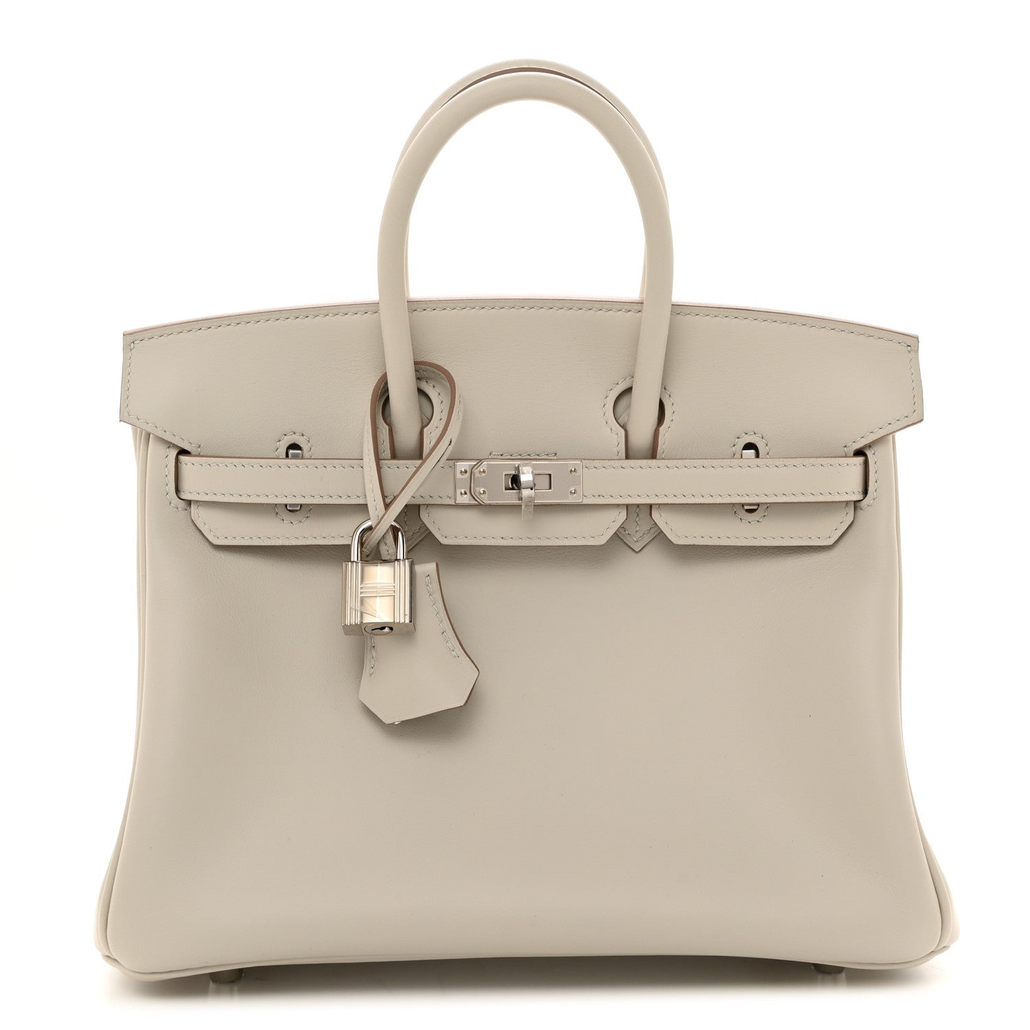 Hermes Veau Jonathan Birkin 25 Gris Perle 1 of 11