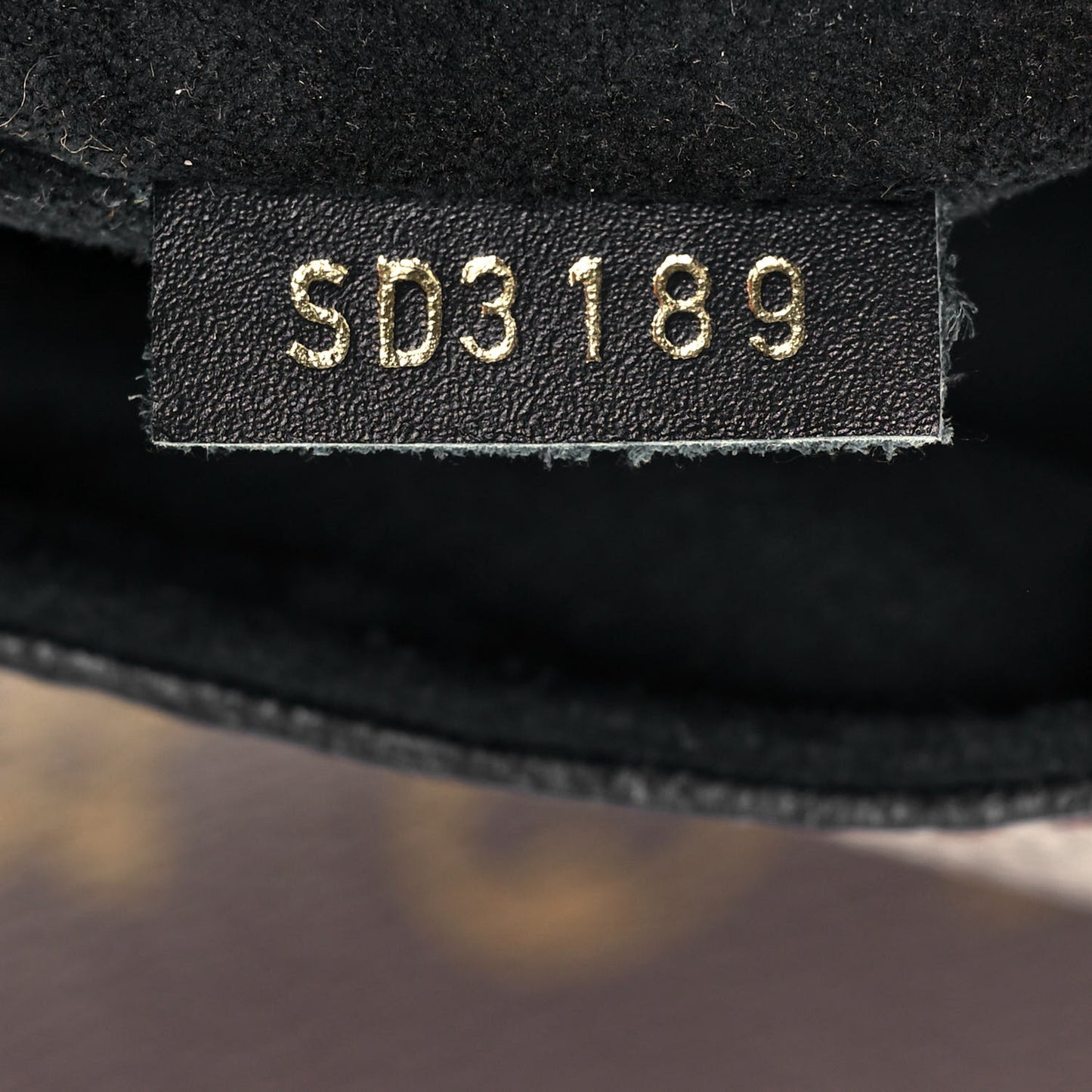 Monogram Flower Hobo Black