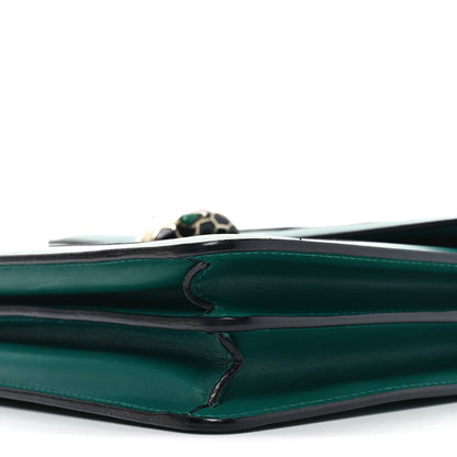 Bulgari Calfskin Serpenti Forever Shoulder Bag Emerald Green 9 of 10