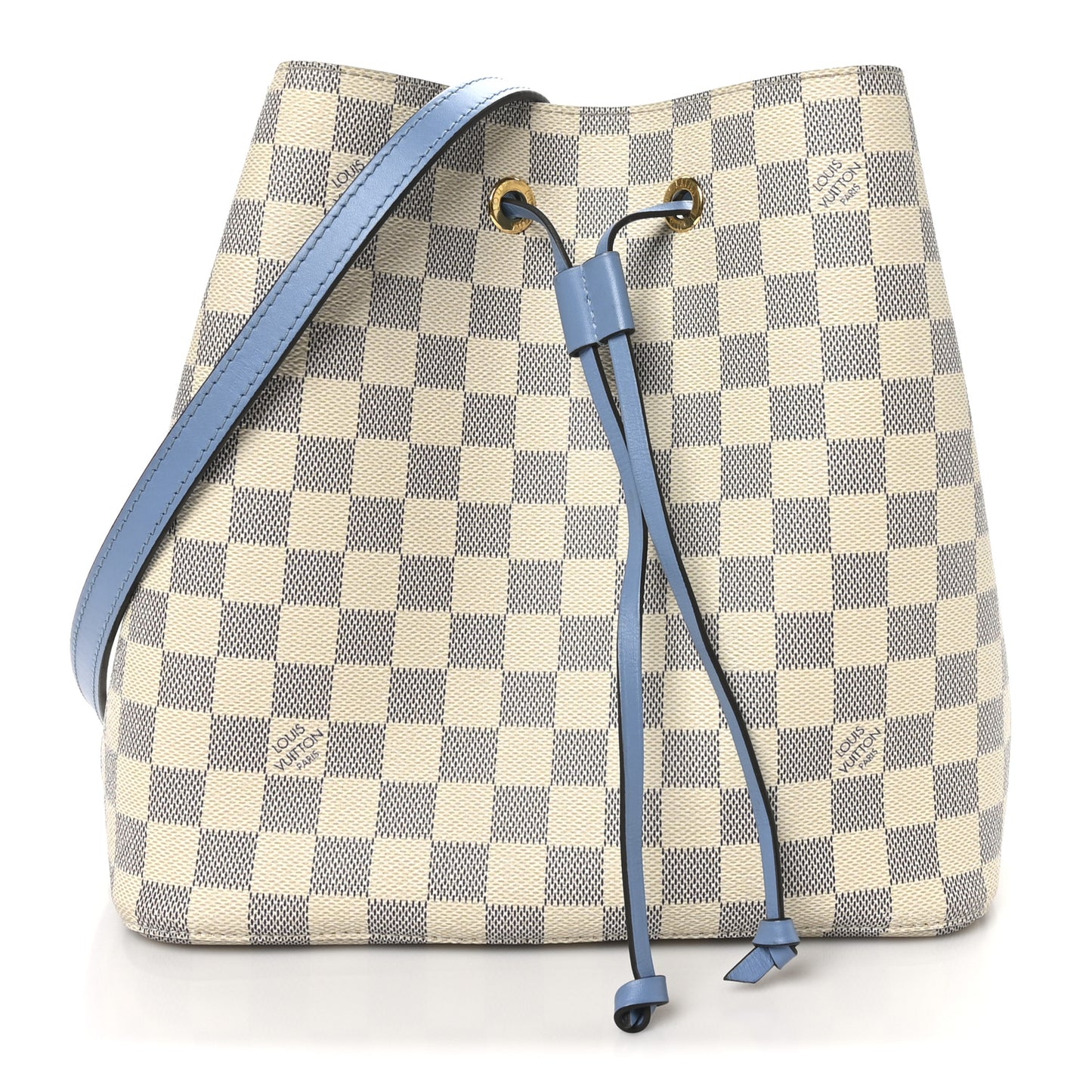 Damier Azur Neonoe MM Bleuet