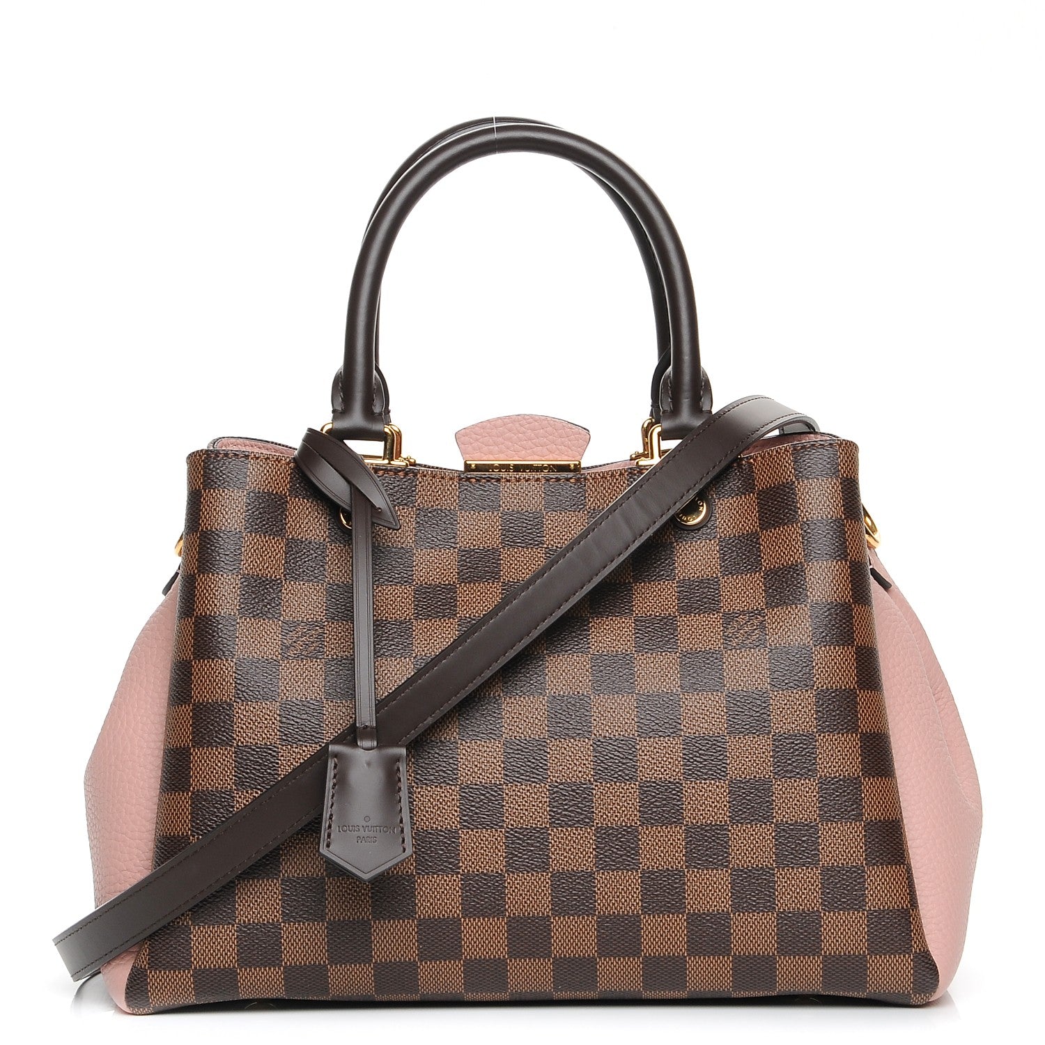 Louis Vuitton Damier Ebene Cuir Taurillon Brittany Magnolia 1 of 9