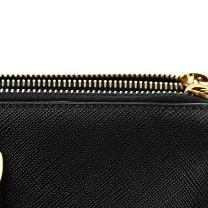 Prada Saffiano Large Galleria Double Zip Tote Black 10 of 14