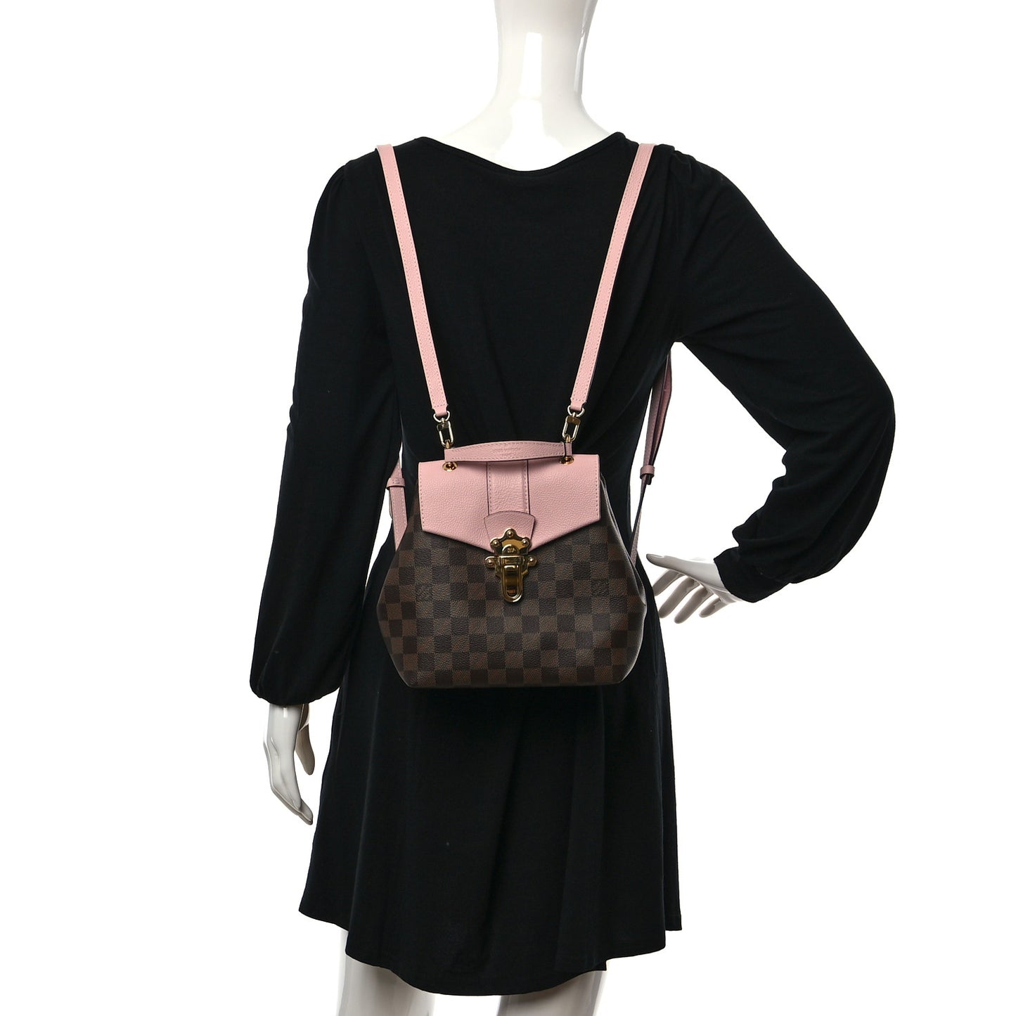 Damier Ebene Clapton Backpack Magnolia