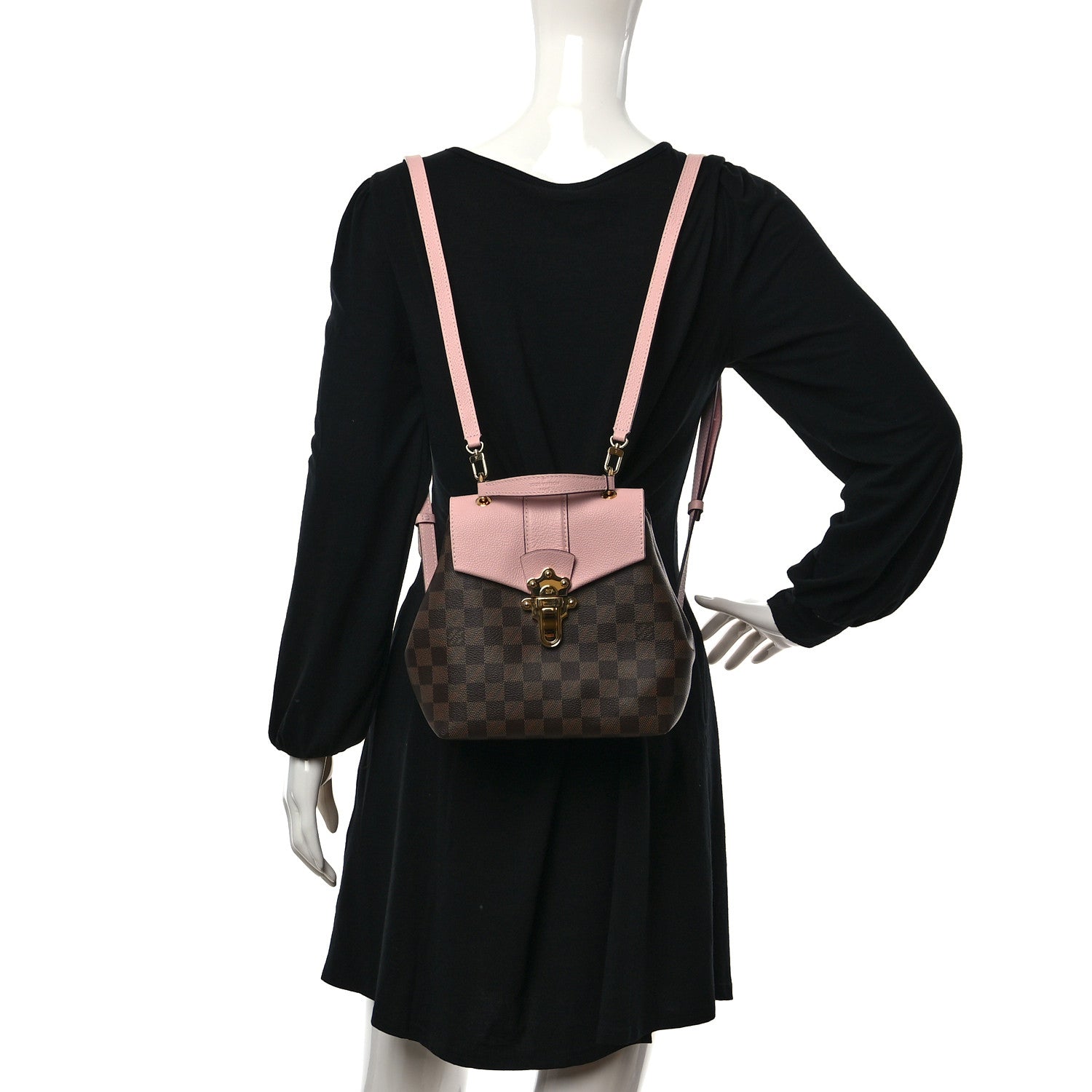 Louis Vuitton Damier Ebene Clapton Backpack Magnolia 2 of 9
