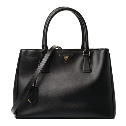 Prada Saffiano Medium Galleria Double Zip Tote Black 1 of 4
