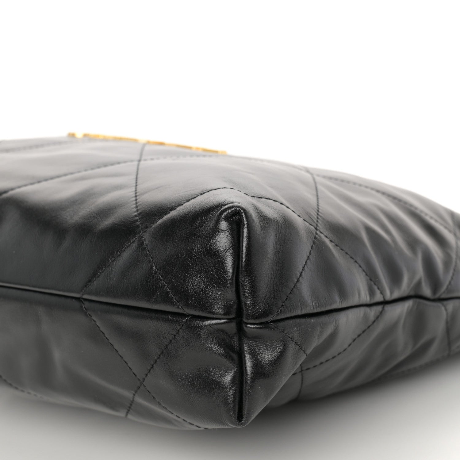 Chanel Shiny Calfskin Quilted Small Chanel 22 Black 11 of 11