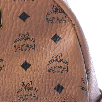 MCM Visetos Small Hide And Seek Rabbit Stark Backpack Cognac 7 of 9