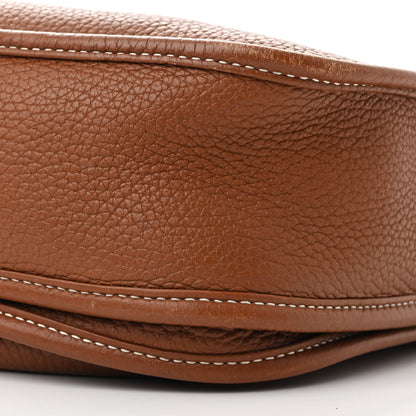 Hermes Taurillon Clemence Evelyne III PM Gold 10 of 12