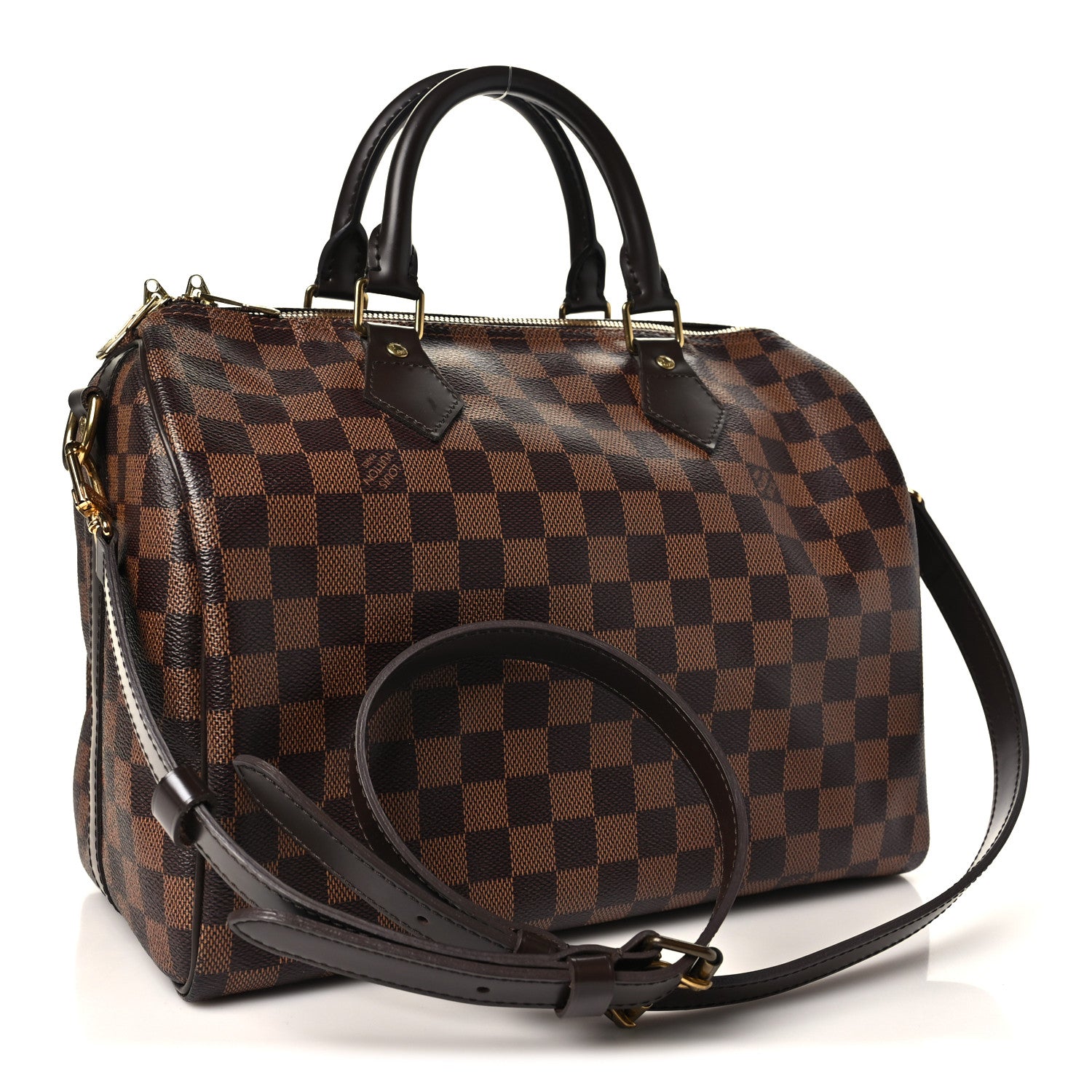 Louis Vuitton Damier Ebene Speedy Bandouliere 30 3 of 9