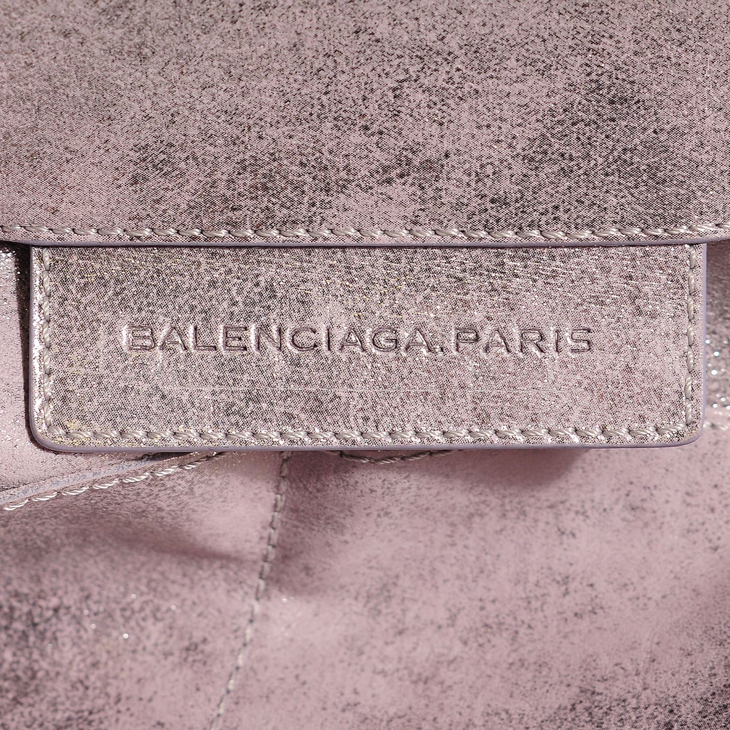 Balenciaga Metallic Calfskin Milkyway Papier A4 Tote Lilac 6 of 10