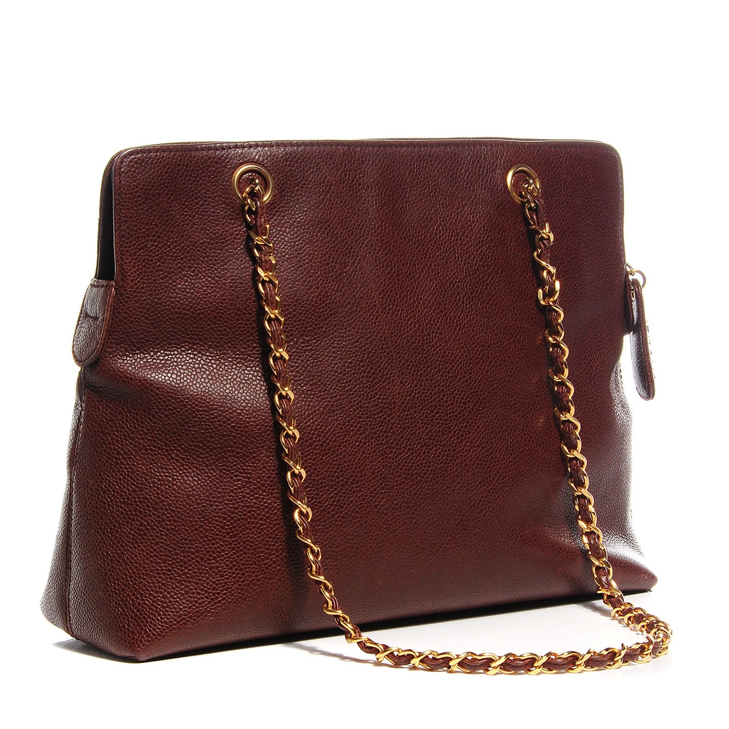 Caviar Shoulder Bag Brown