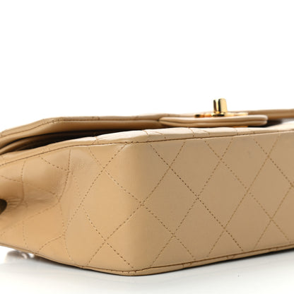 Chanel Lambskin Quilted Small Double Flap Beige 7 of 8