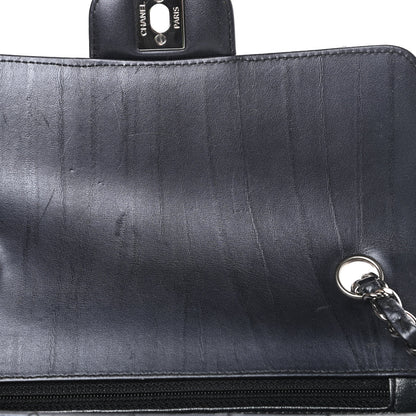 Chanel Iridescent Calfskin Quilted Mini Rectangular Flap Charcoal 11 of 17