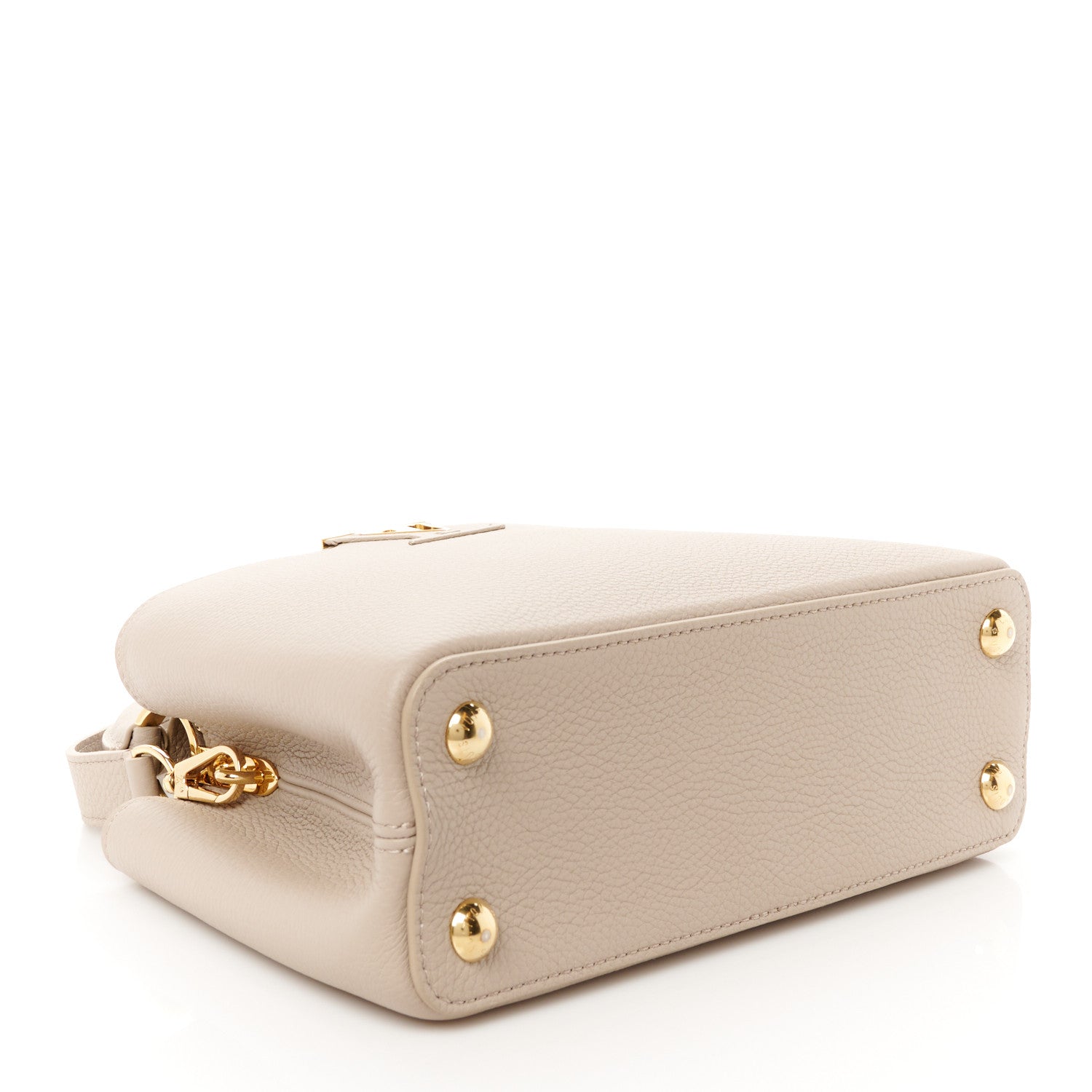 Louis Vuitton Taurillon Capucines BB Galet 4 of 9