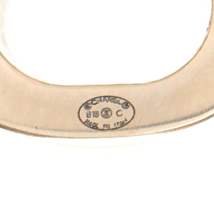 Chanel Metal CC Turnlock Interchangeable Earrings Gold 6 of 7