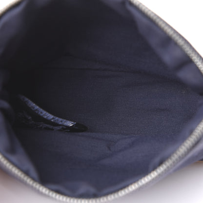 Hermes Cotton Canvas Mini Bolide Travel Cosmetic Pouch 4 of 9