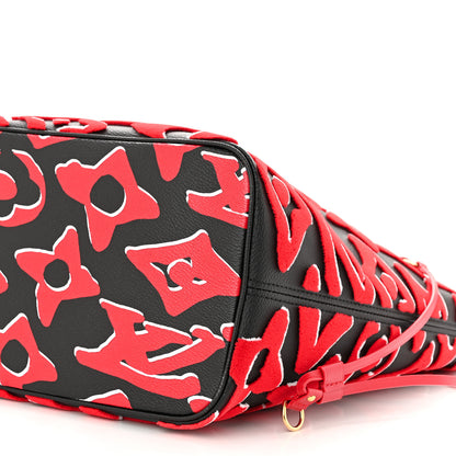 Louis Vuitton X UF Tufted Monogram Neverfull MM Black Red 11 of 11