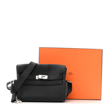 Hermes Togo Kelly Messenger PM Black 11 of 11