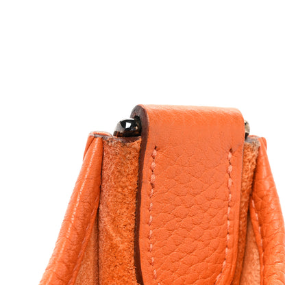 Hermes Taurillon Clemence Evelyne III PM Orange 10 of 13