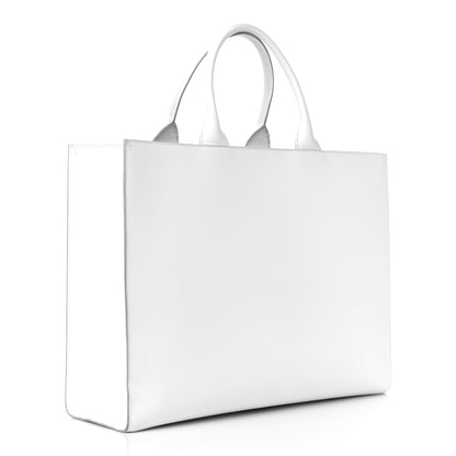 Dolce & Gabbana Calfskin Medium DG Daily Shopper Tote Black White 3 of 8