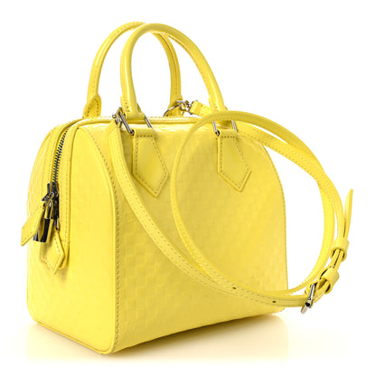 Louis Vuitton Damier Facette Speedy Cube PM Yellow 2 of 11