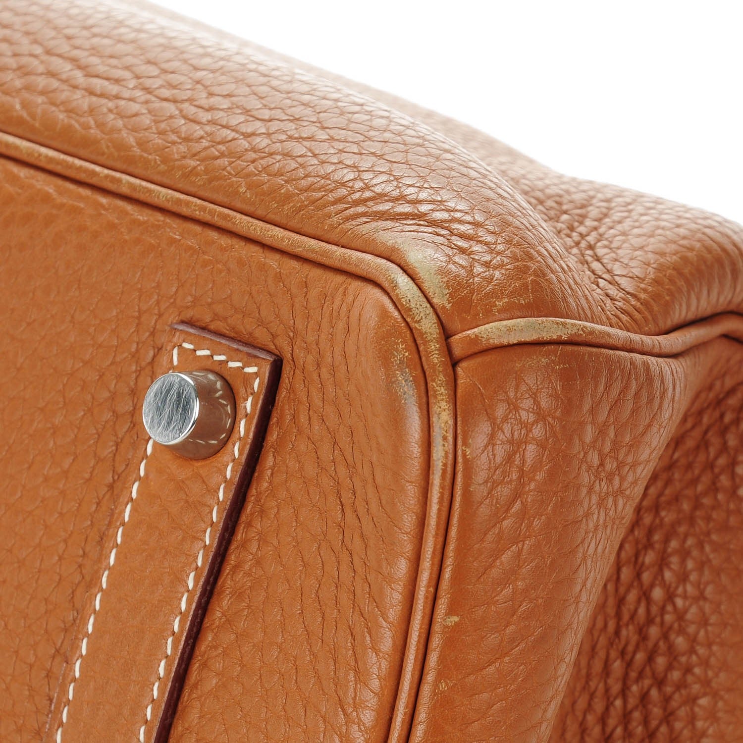 Hermes Taurillon Clemence Birkin 35 Gold 19 of 29