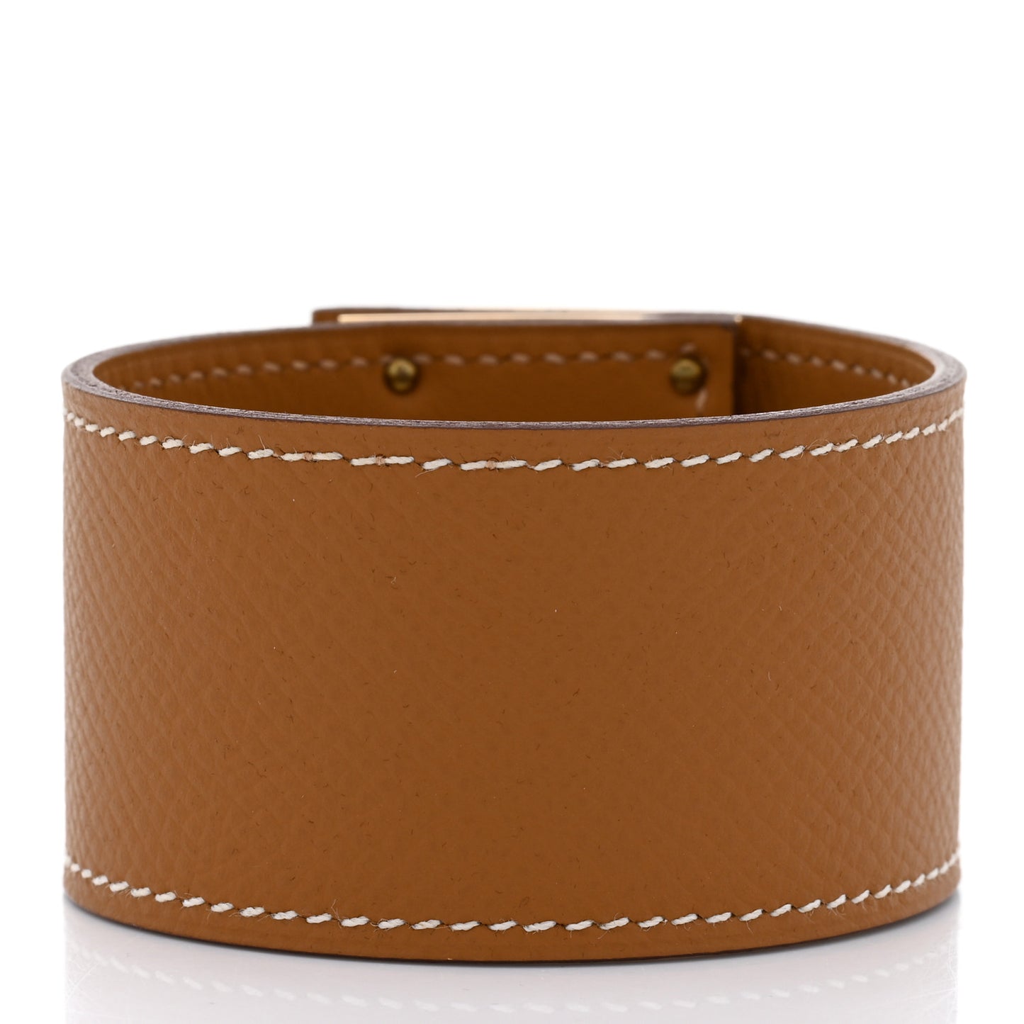 Epsom Kelly Dog Bracelet T3 Gold