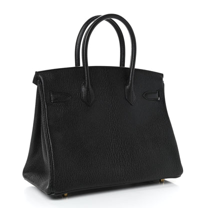 Hermes Chevre de Coromandel Birkin 30 Black 2 of 10