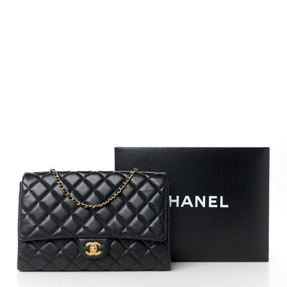 Chanel Caviar Quilted Clutch With Chain Flap Black 12 of 12