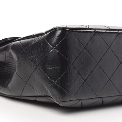 Chanel Lambskin Quilted Jumbo Single Flap Black 5 of 14