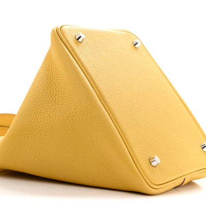 Hermes Taurillon Clemence Picotin Lock 22 MM Sun 17 of 23