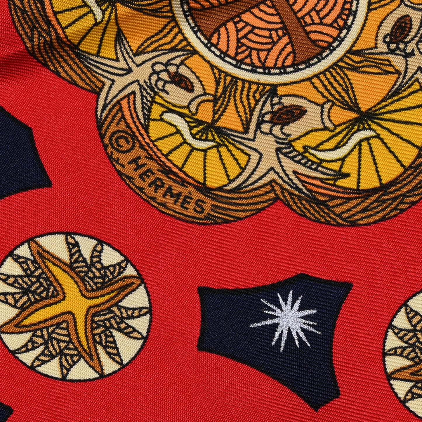Silk Le Roy Soleil Scarf 90