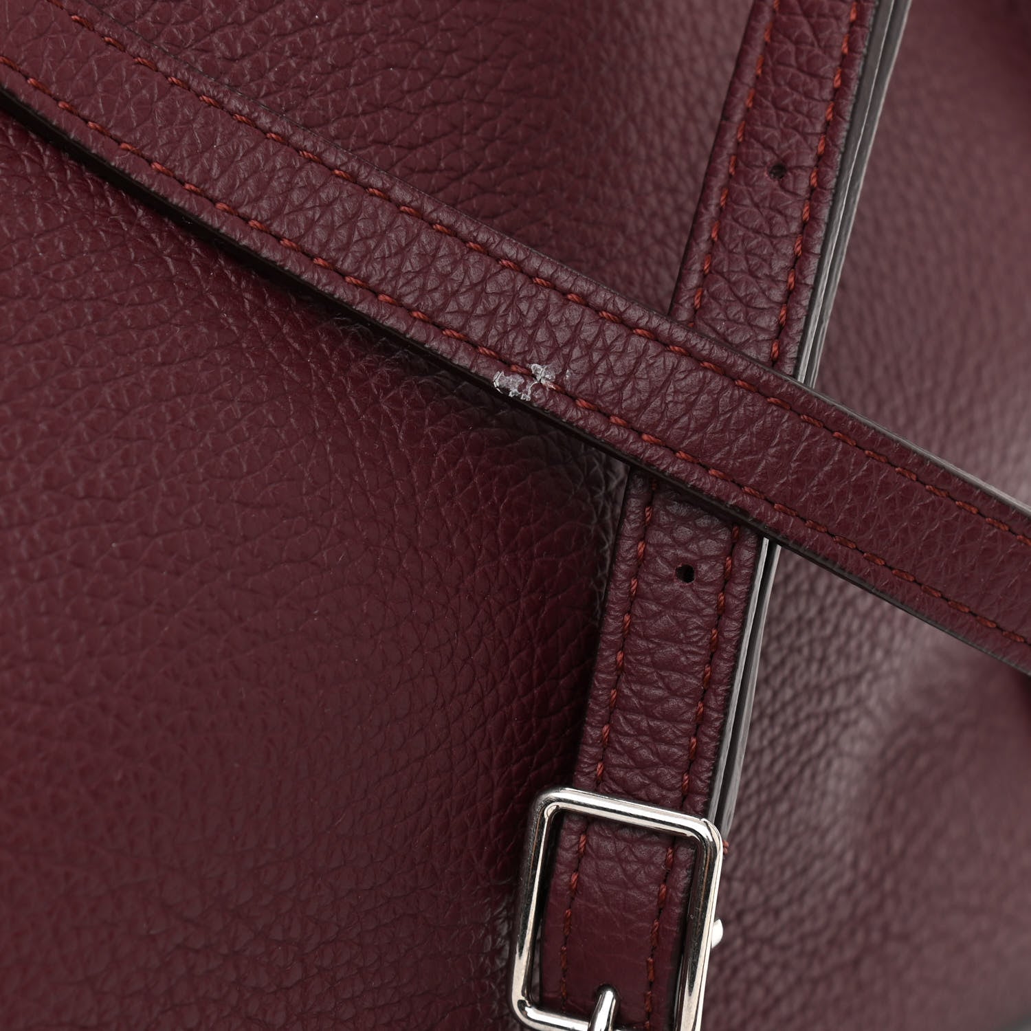 Celine Supple Grained Calfskin Small Big Bag Wine 12 of 13