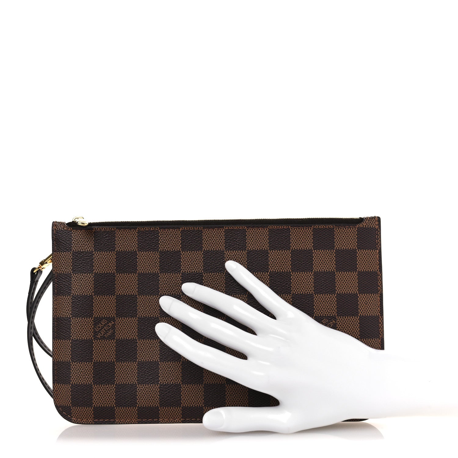 Louis Vuitton Damier Ebene Neverfull MM GM Pochette 2 of 7
