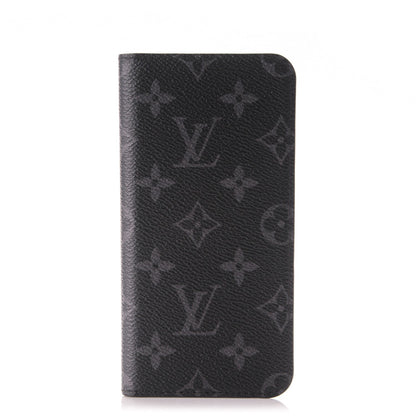 Louis Vuitton Monogram Eclipse iPhone 7 Plus Folio Case 1 of 6