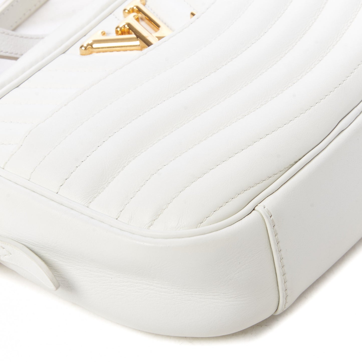 Calfskin New Wave Camera Bag White