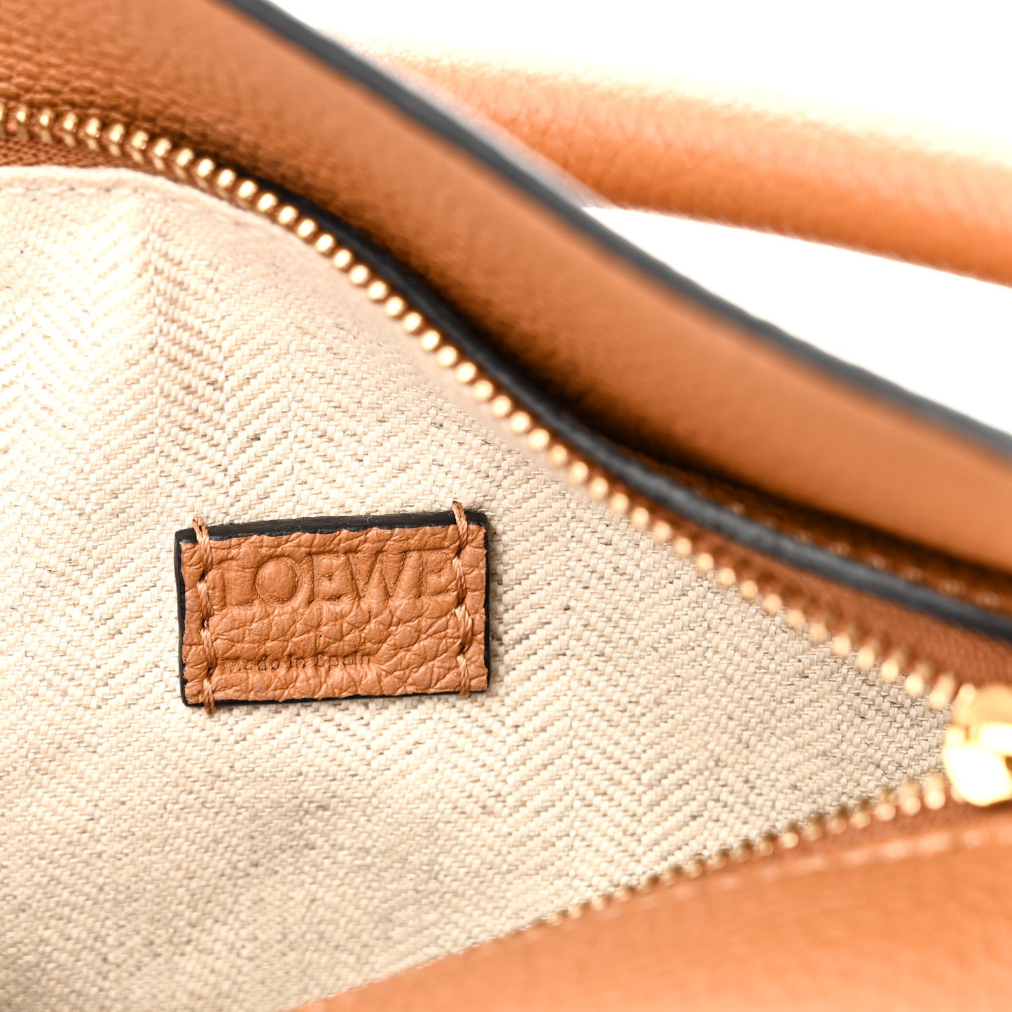 Calfskin Mini Puzzle Bag Tan