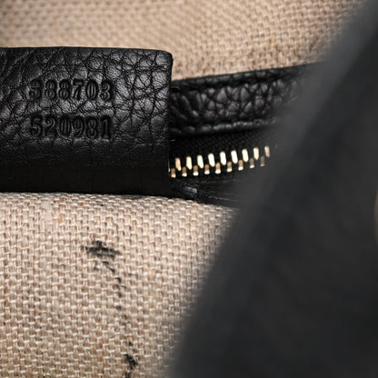 Gucci GG Monogram Calfskin Bucket Bag Black 7 of 16