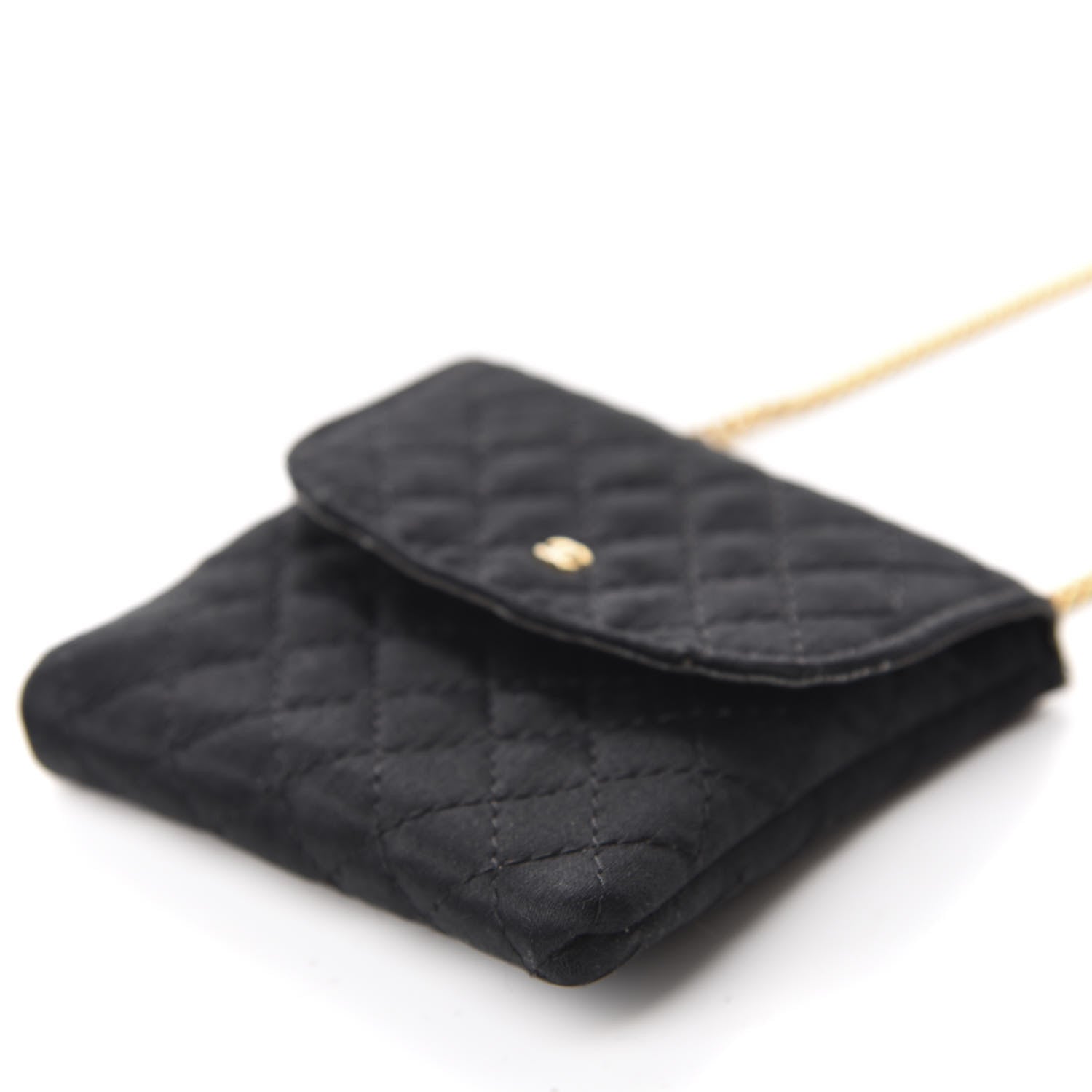 Chanel Grosgrain Quilted Micro Flap Bag Black 7 of 10