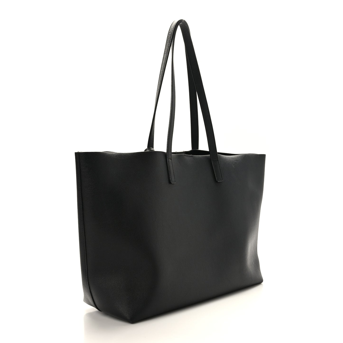 Calfskin Large Shopping Tote Black