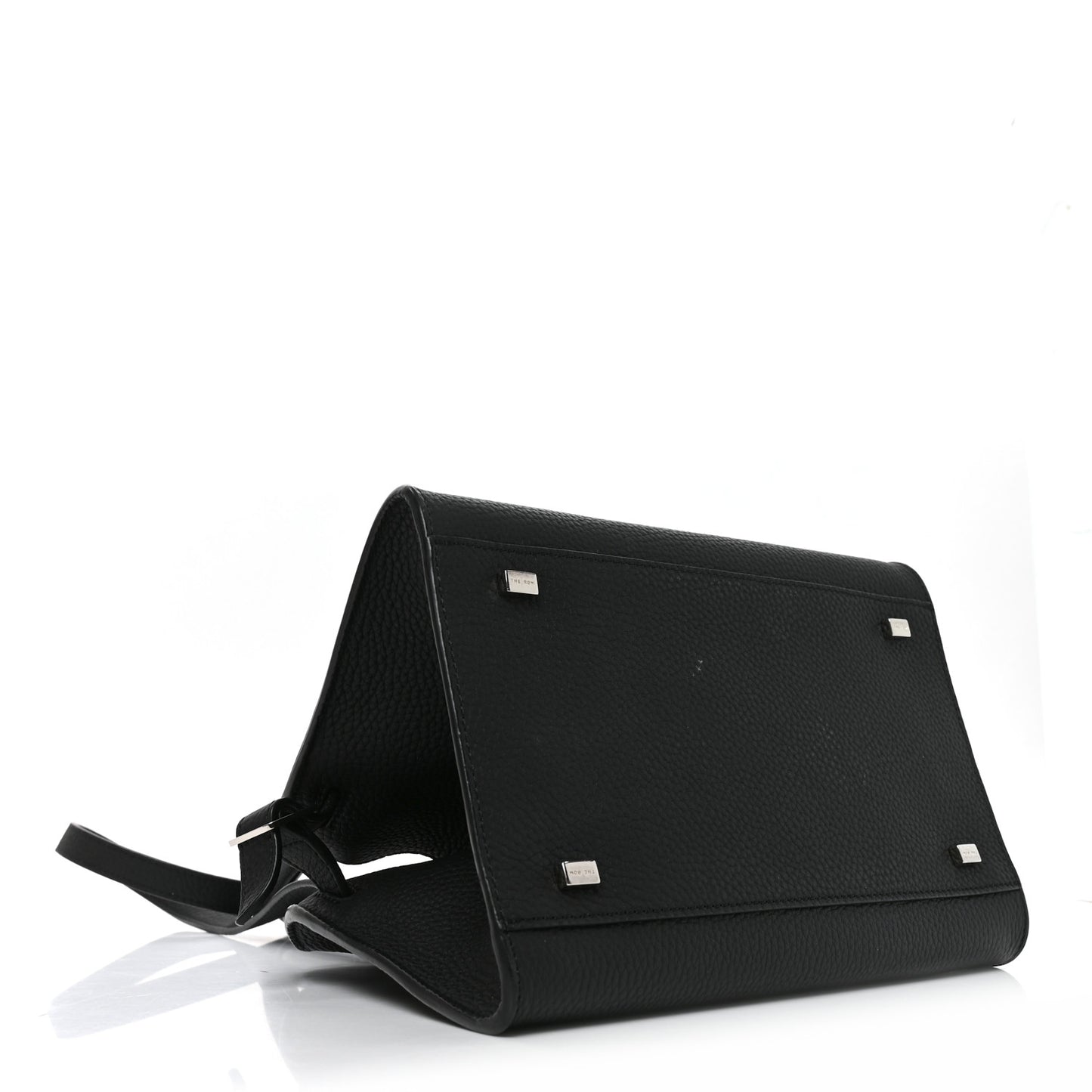 Grained Calfskin Soft Margaux 10 Bag Black