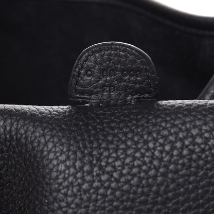 Hermes Taurillon Clemence Evelyne III PM Black 7 of 12