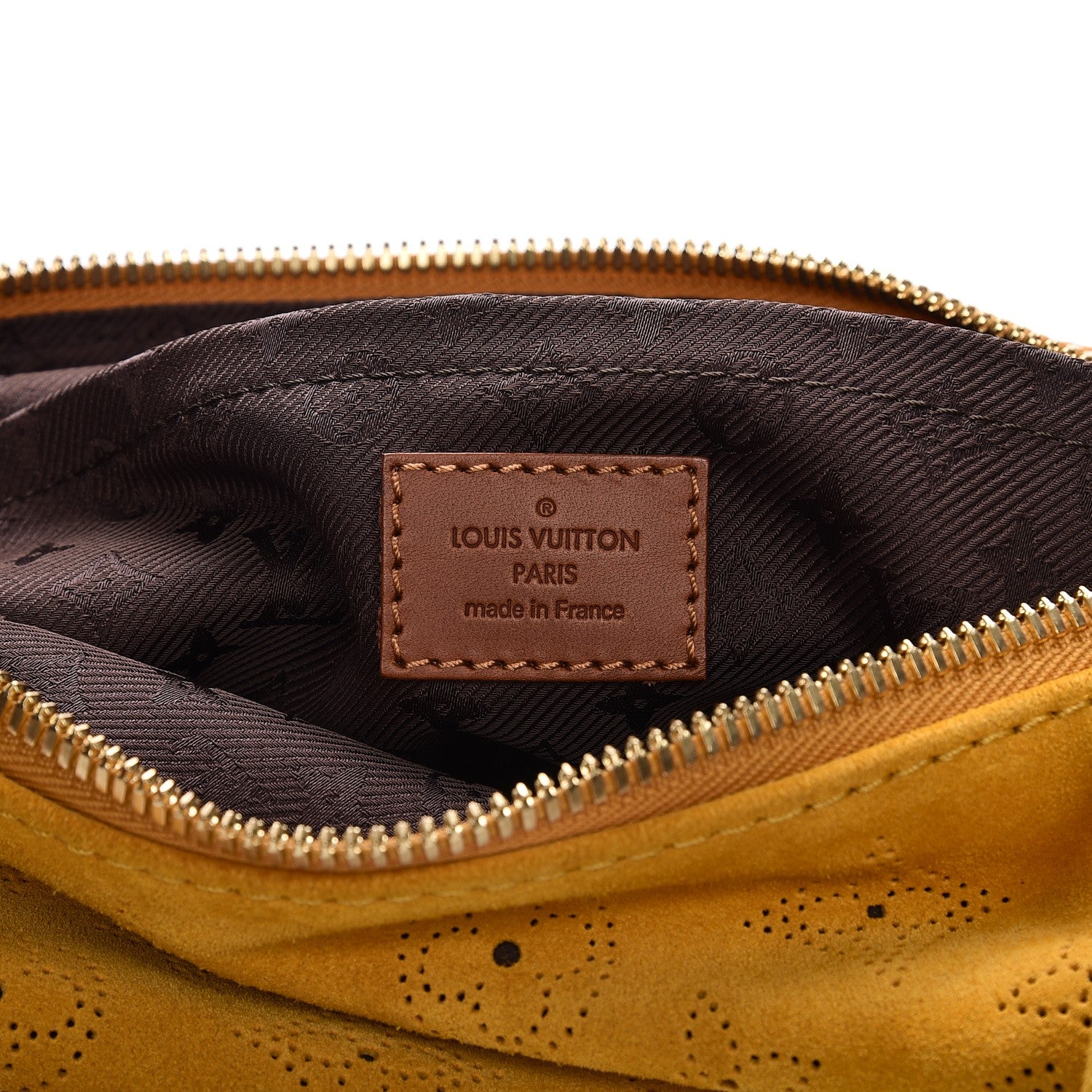 Louis Vuitton Suede Mahina Onatah GM Maize 6 of 8