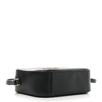 Saint Laurent Grain De Poudre Small Classic Monogram Camera Bag Black 4 of 17