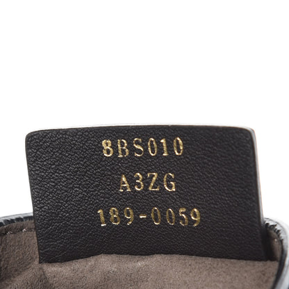 Fendi Vitello Liberty F is Fendi FF 1974 Embossed Mini Mon Tresor Bucket Bag Black 7 of 9