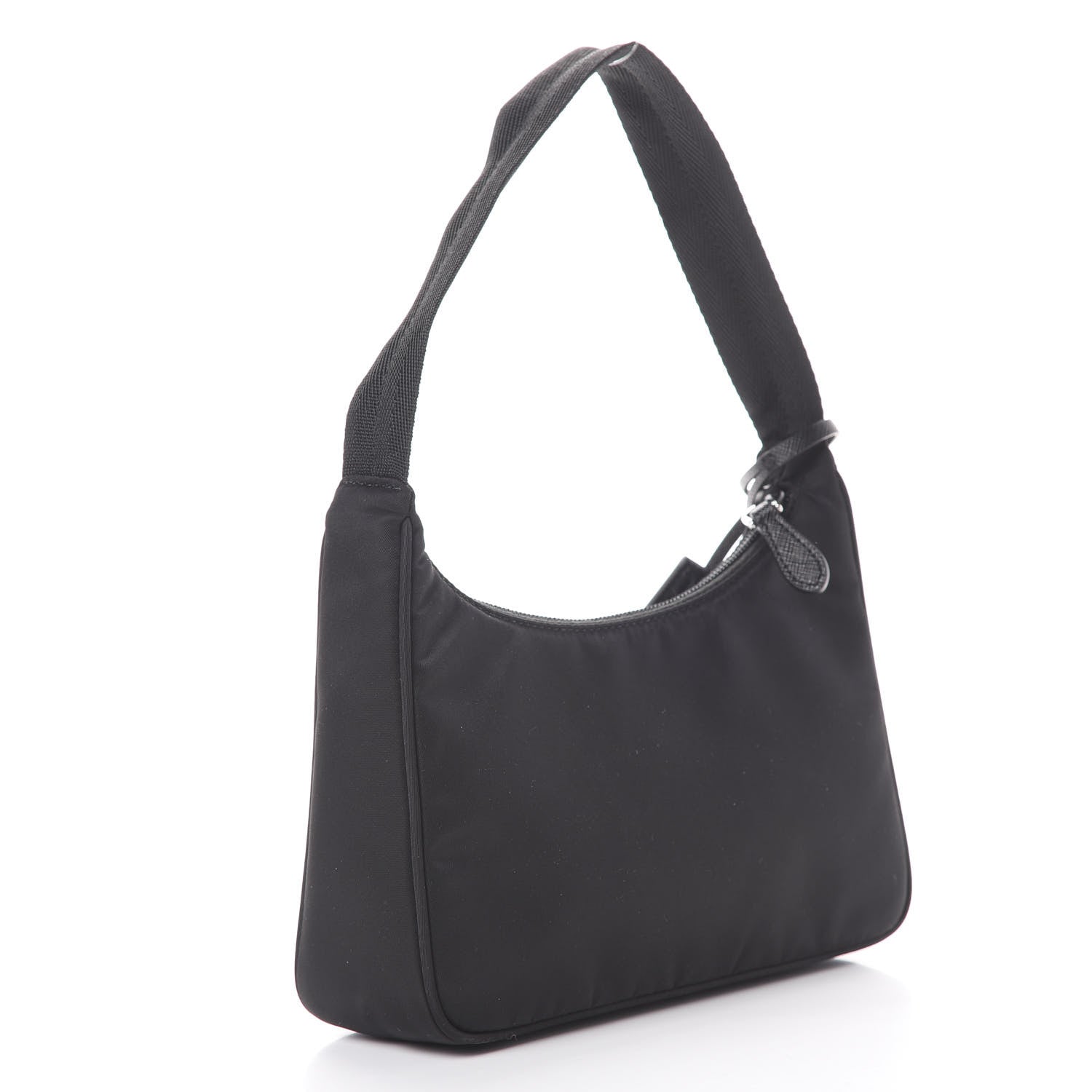 Prada Tessuto Nylon Mini Re-Edition 2000 Bag Black 2 of 10