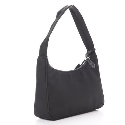 Prada Tessuto Nylon Mini Re-Edition 2000 Bag Black 2 of 10